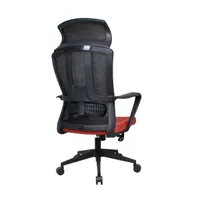 IRISOffice Astra narancs/fekete ergonómikus, szövet-hálós irodai forgószék fej és háttámasszal #4