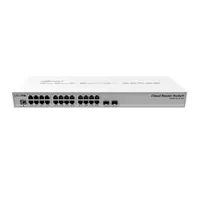 MikroTik CRS326-24G-2S+RM 1U 19" 24port GbE LAN 2x SFP+ uplink Cloud Router Switch #1