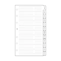 Kalendart Saturnus M315/F telefonregiszter gyűrűs naptár kiegészítő