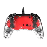 Nacon 2804955 Compact PS4 vezetékes átlátszó-halványpiros kontroller #7