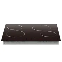 Gaba GMH-C-4 fekete, beépíthető, elektromos üvegkerámia, főzőzóna:4, beépíthető méret.56cm, főzőlap