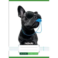 Nebulo Vagány minták II.  A5 4. osztályos 21-32 tűzött vonalas füzet #7