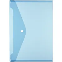 Herlitz PP A4 átlátszó kék patentos tasak