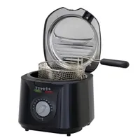 Hausberg HB-1331NG 2.5 literes 1450W ablakos fekete elektromos olajsütő #5