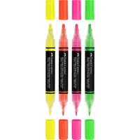 Faber-Castell Black Edition Shake&Paint Neon 4 db kétvégű akrilfilctoll készlet #3