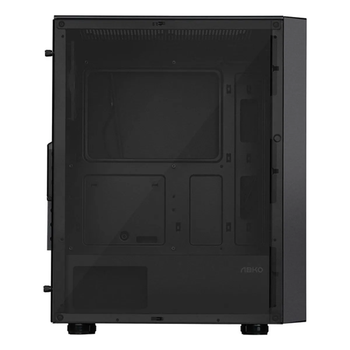 Spire G15 fekete (táp nélküli) ablakos ITX ház #3