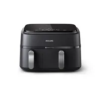 Philips DualBasket NA351/00 fekete 9 L forrólevegős sütő #2