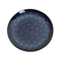 IRIS kerámia tányér sötétkék 21,4x2,7cm