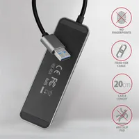 Axagon HUE-MSA 4 portos USB3.0 switch HUB #5