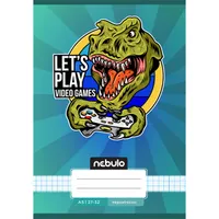 Nebulo Vagány minták II A5 27-32 tűzött kockás füzet