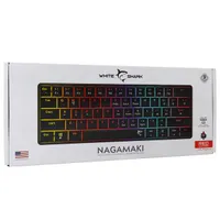 White Shark GK-006111-B/R-US Nagamaki US fekete (red switch) gamer billentyűzet #9