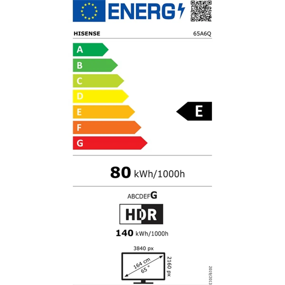 Hisense 65" 65A6Q 4K UHD Smart LED TV #8