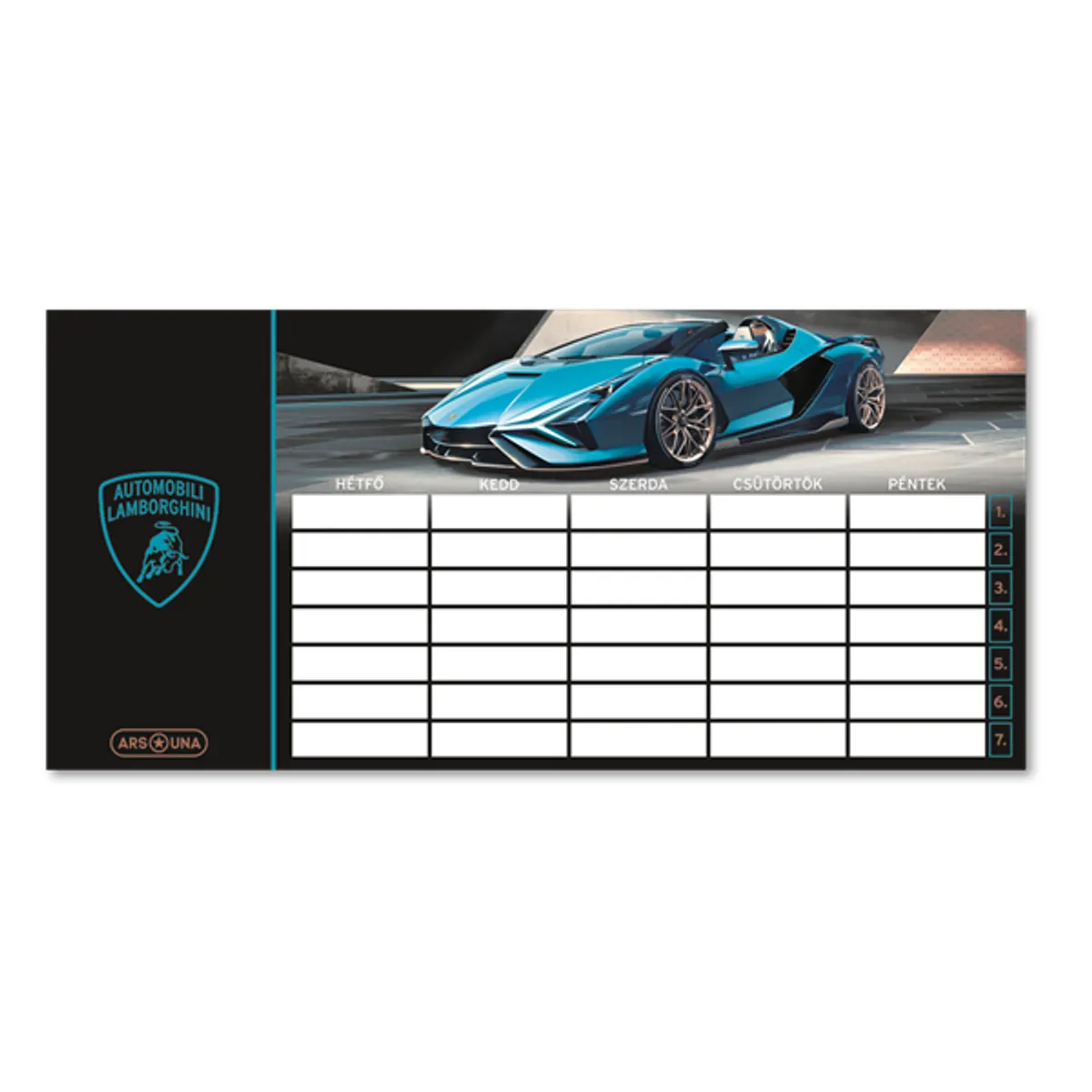 Ars Una Lamborghini 24 (5336) egylapos órarend #1