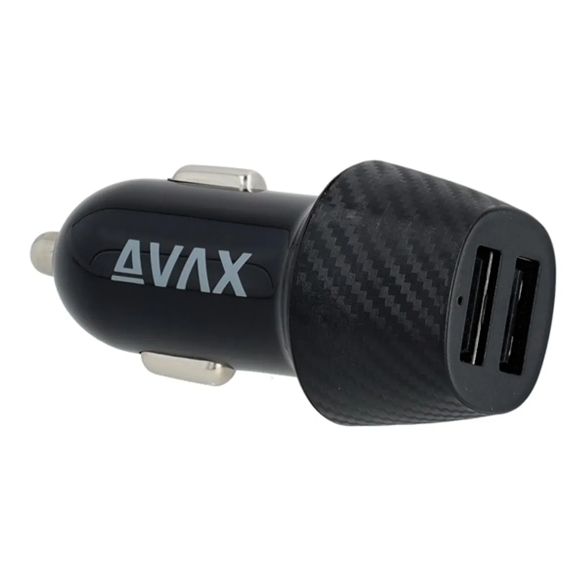 AVAX CC301B CARLY 12W Autós töltő 2x USB A, fekete #1