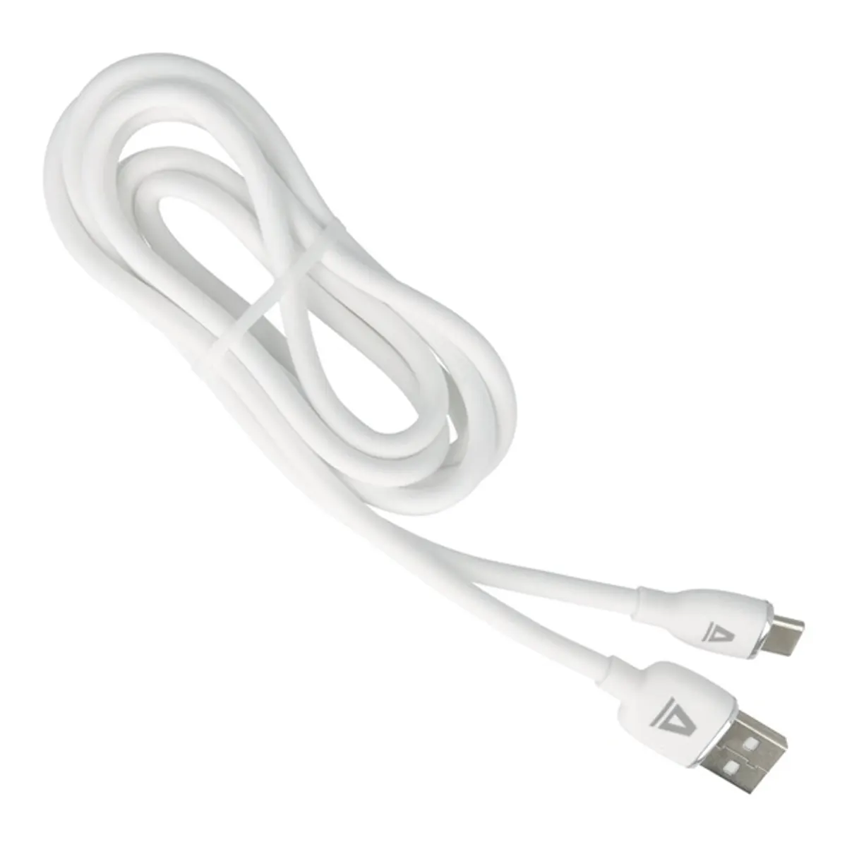 AVAX CB621 CREAMY+ USB A-Type C 2.4A, 1,5m fehér-ezüst gyorstöltő kábel #2