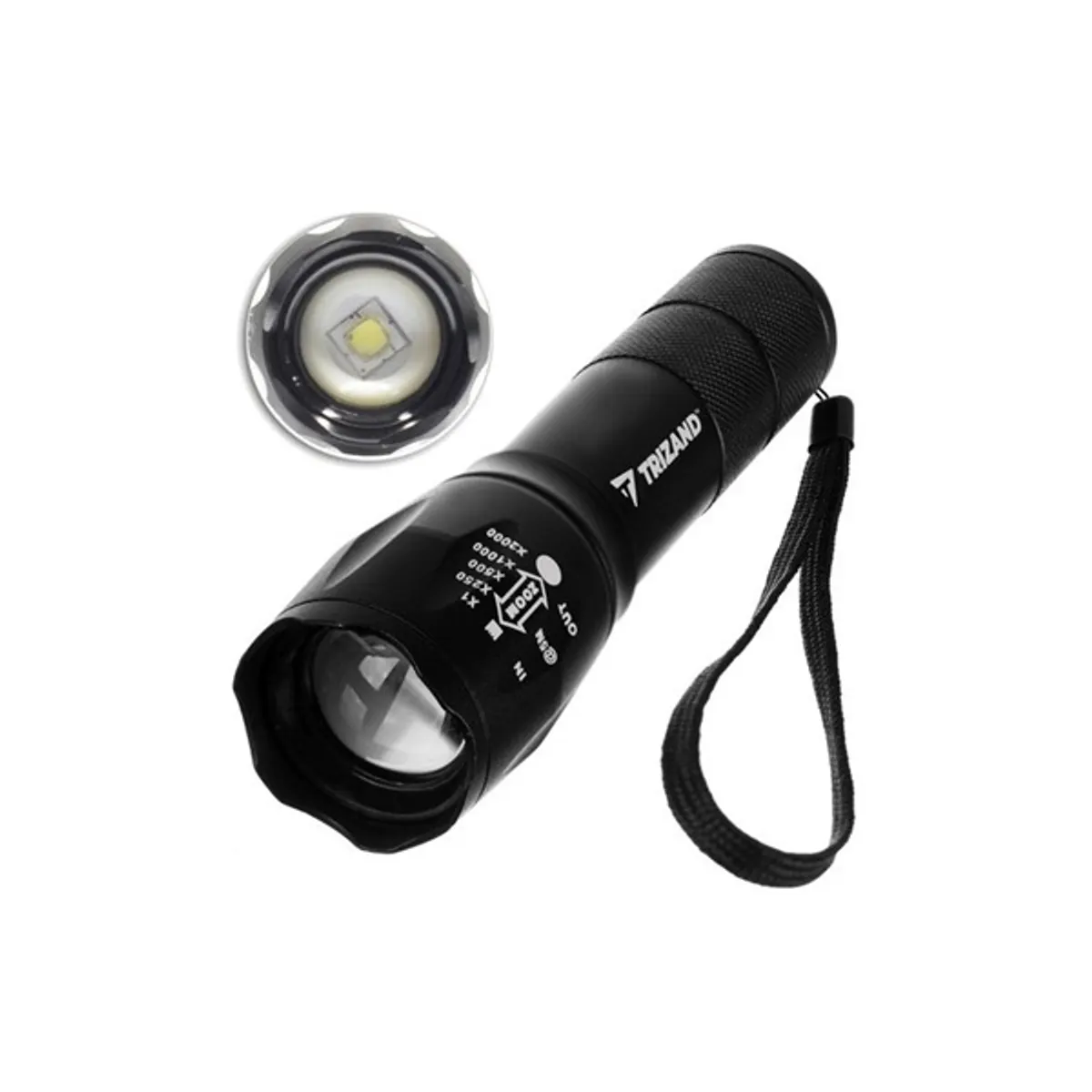 Zseblámpa USB töltővel #2