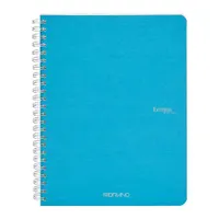Fabriano Ecoqua A5 70lapos türkiz kockás spirálfüzet