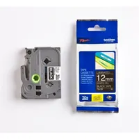 Brother TZe-335 12mmx8m laminált fekete/fehér címkéző szalag #1