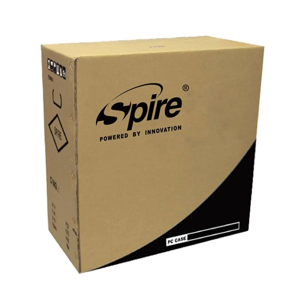 Spire SPT1614B-2U3 fekete (táp nélküli) ATX ház #10
