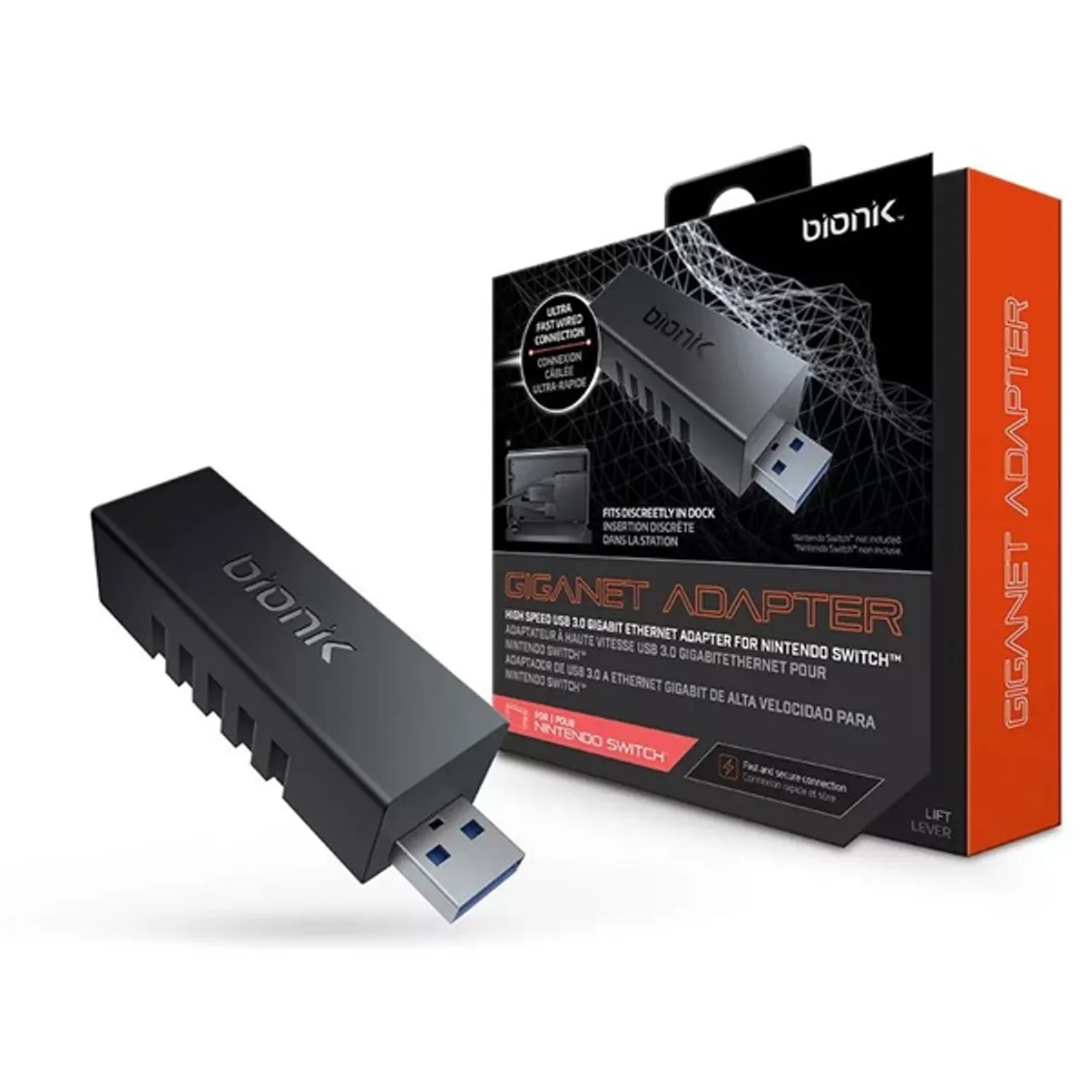 Bionik BNK-9018 Nintendo Switch USB 3.0 Gigagnet adapter #1