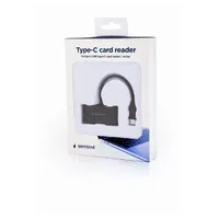 Gembird USB-C SD/microSD kártyaolvasó fekete #4