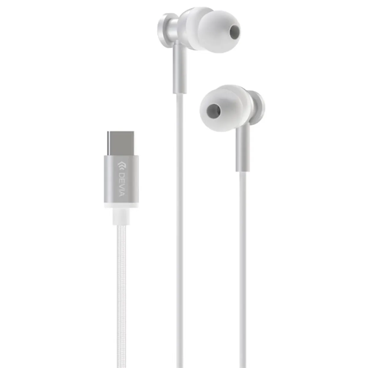 Devia ST108783 Smart Series M1 Metal In-Ear Type-C ezüst sztereó fülhallgató #3