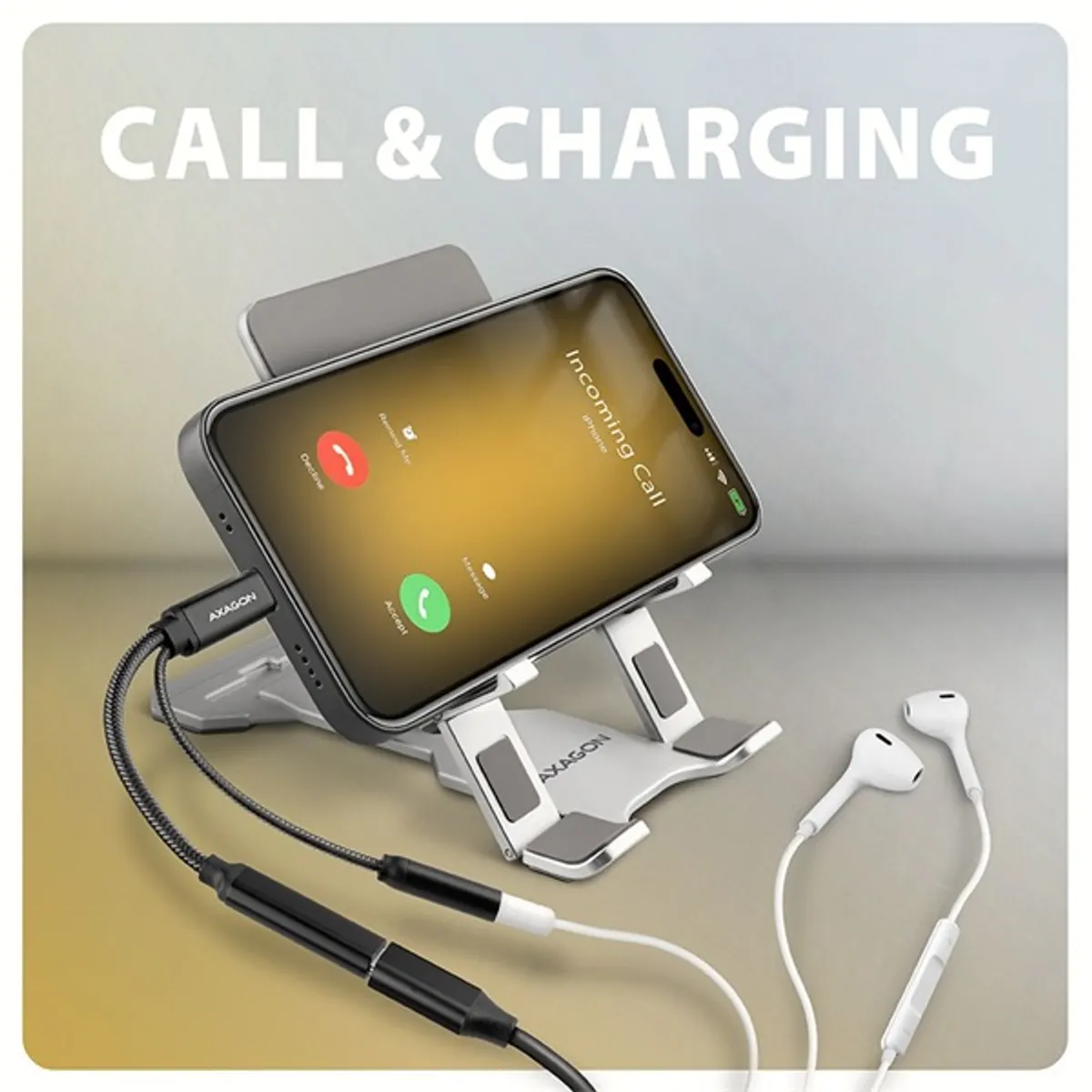 Axagon ADA-HCPD 60W fekete Type-C - Type-C/DAC audio adapter #5