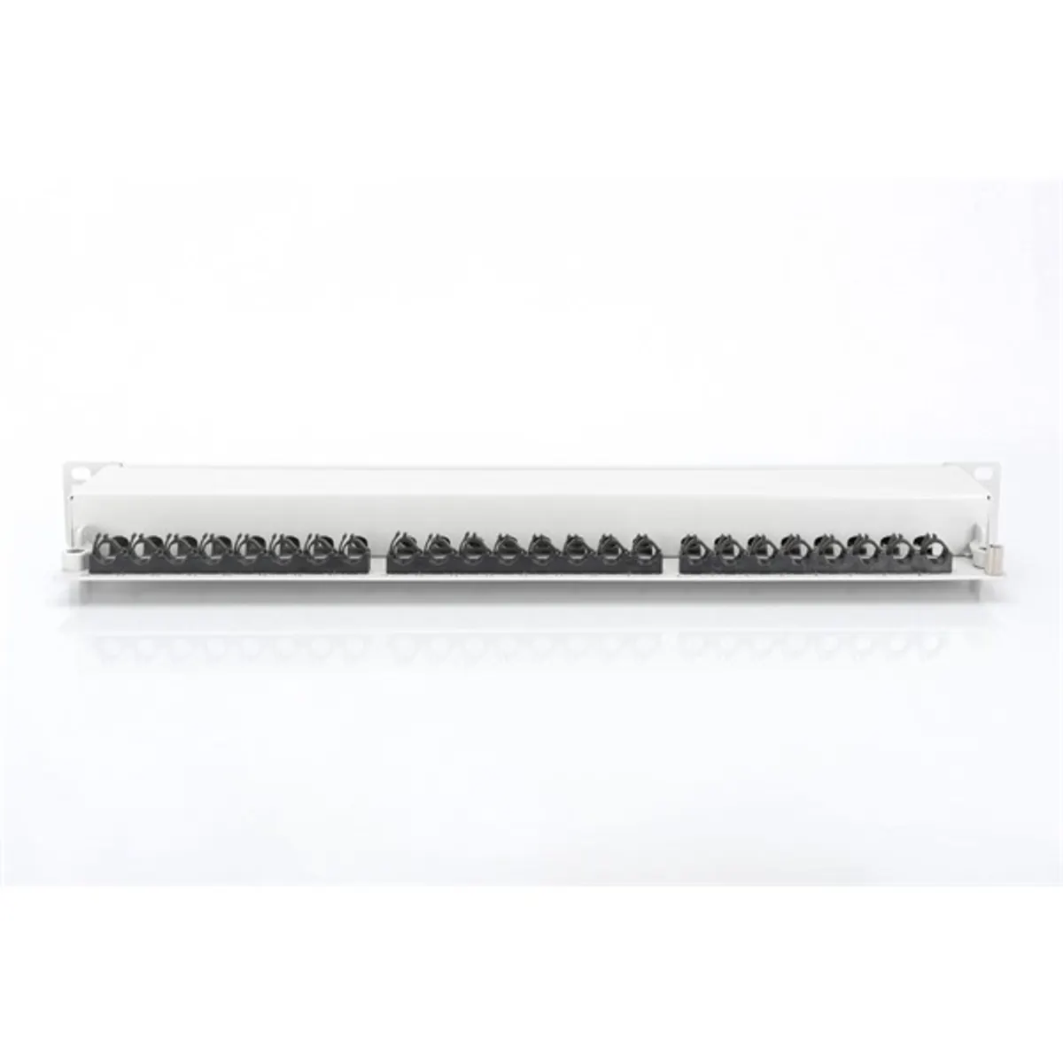 DIGITUS 19" 1U 24port Cat.6A kompakt szürke árnyékolt Patch Panel #3