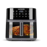 Nutribullet NBA0811 CrispLite Vision sötétszürke 8 L forrólevegős sütő #1