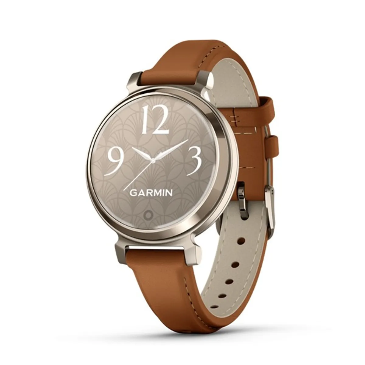 Garmin Lily 2 Classic bőr szíjas krémarany okosóra #1