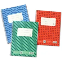 Novum A5 80 lapos  kockás spirálfüzet #2