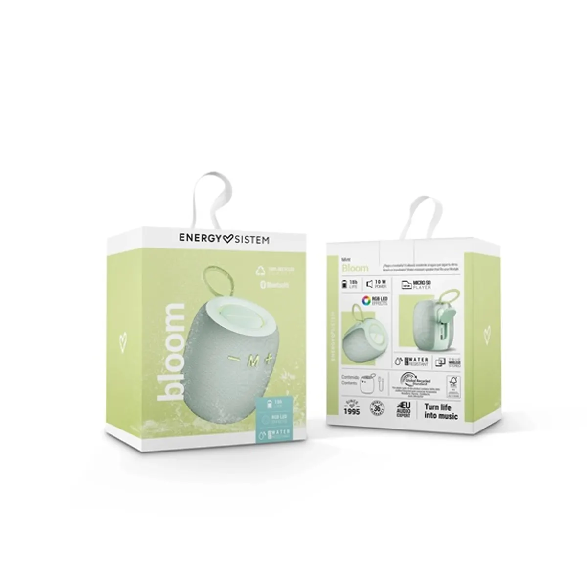 Energy Sistem EN 458776 Bloom mentazöld Bluetooth hangszóró #6