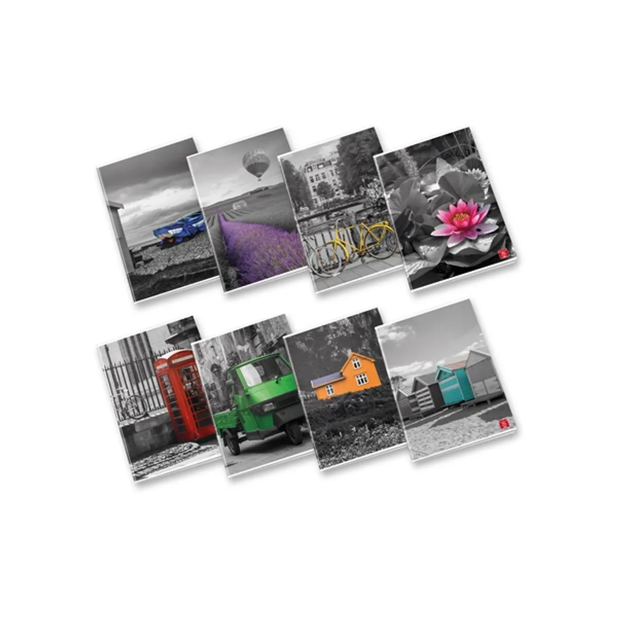 Pigna Touch of Color A4 tűzött 42 lapos vonalas füzet #1