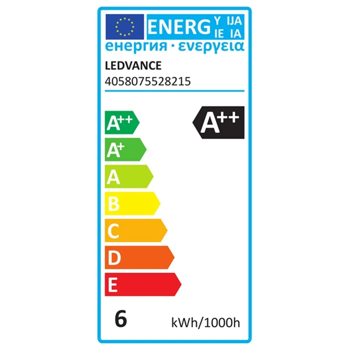 Ledvance Smart+ 6W 2400K E27, dimmelhető gömb alakú filament LED fényforrás #4