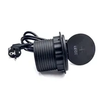 TOO GPS-103-1B IP20,1x 2P+F,USB-A,Type-C,Qi töltés,HDMI, fekete asztalba süllyeszthető elosztó #4