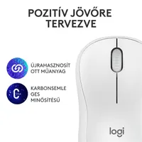 Logitech M240 Silent Bluetooth fehér egér #3