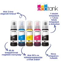 Epson EcoTank L1230 színes nyomtató USB, 8100/6500 oldal tinta a dobozban #3