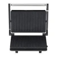 Hausberg HB-539IN 1300W fekete kontakt grill szendvicssütő, állítható termosztát, rozsdamentes ház #3