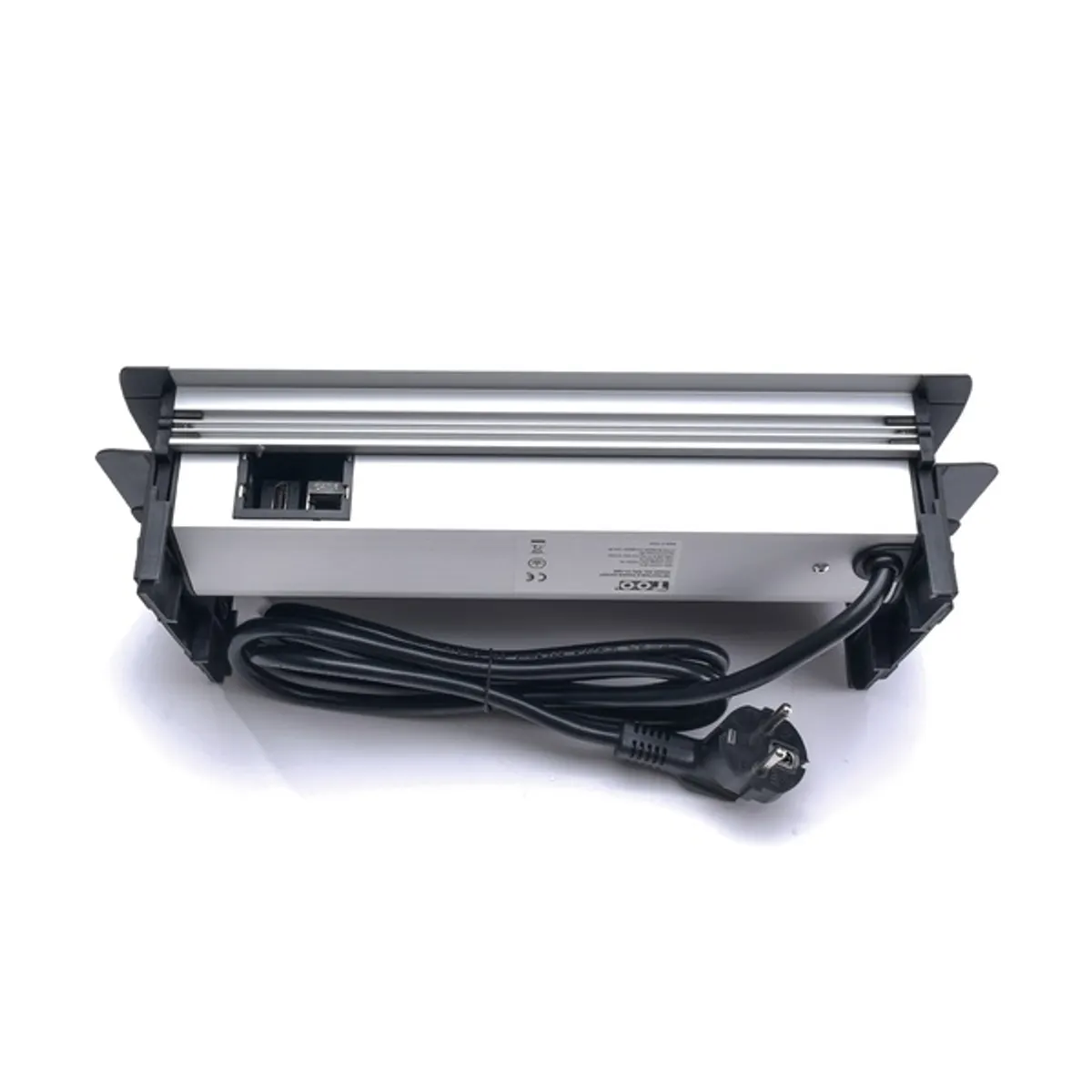 TOO RPS-111-3BR IP20,3x 2P+F,HDMI,RJ45,2x USB-A, szálcsiszolt asztalba süllyeszthető elosztó #6