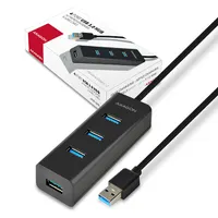 Axagon HUE-S2BL 4 portos USB3.0 gyorstöltő hosszú kábeles HUB #6