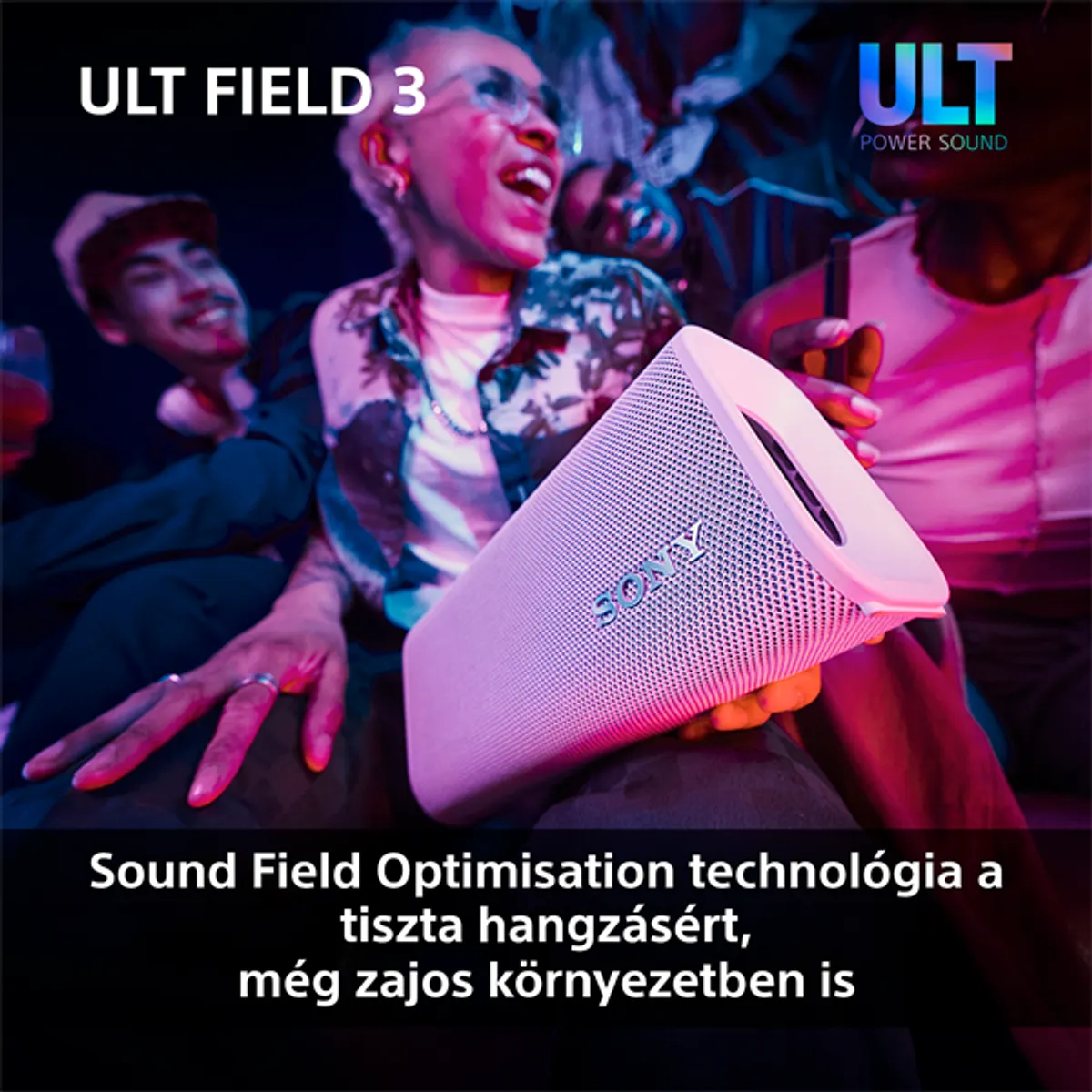 Sony ULT Field 3 fekete Bluetooth hangszoró #10