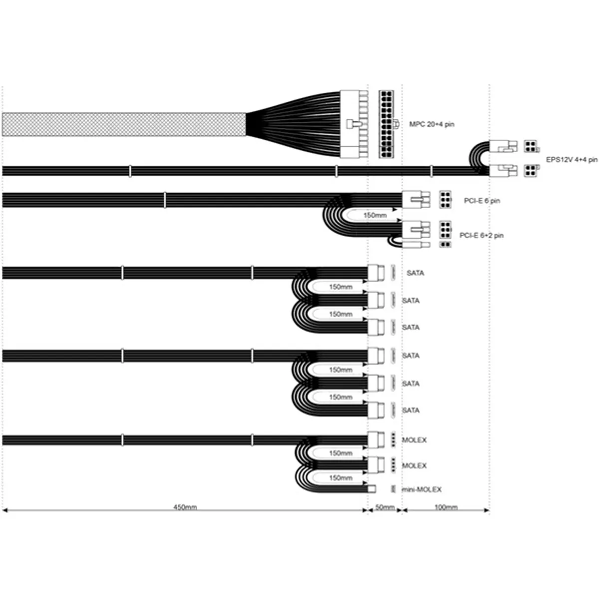 Akyga 500W 80+ Bronze ATX tápegység #3