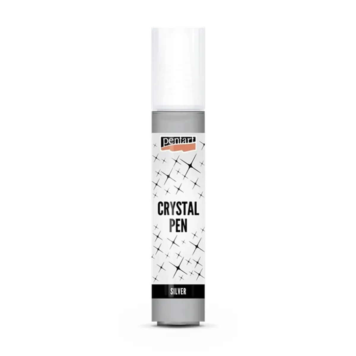 Pentart 30 ml ezüst kristálytoll #1