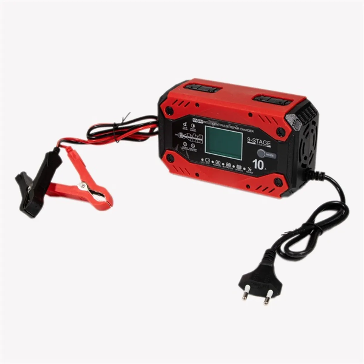 IRIS TOOLS ITBC-600 Intelligens automata 9 lépcsős akkumulátor töltő, 12V 10A vagy 24V 5A, AGM, GEL, Wet Lead Acid, Life #1