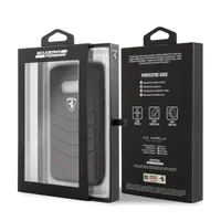 Ferrari Heritage Samsung S10 Lite tűzdelt bőr kemény fekete tok #3
