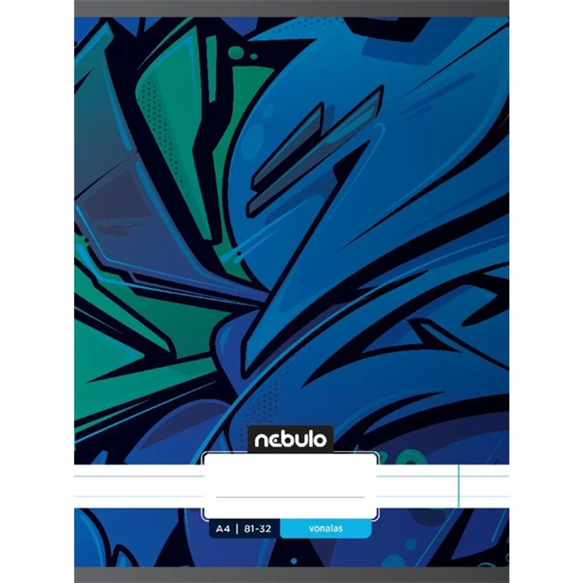 Nebulo Xtreme A4 81-32 tűzött vonalas füzet #7
