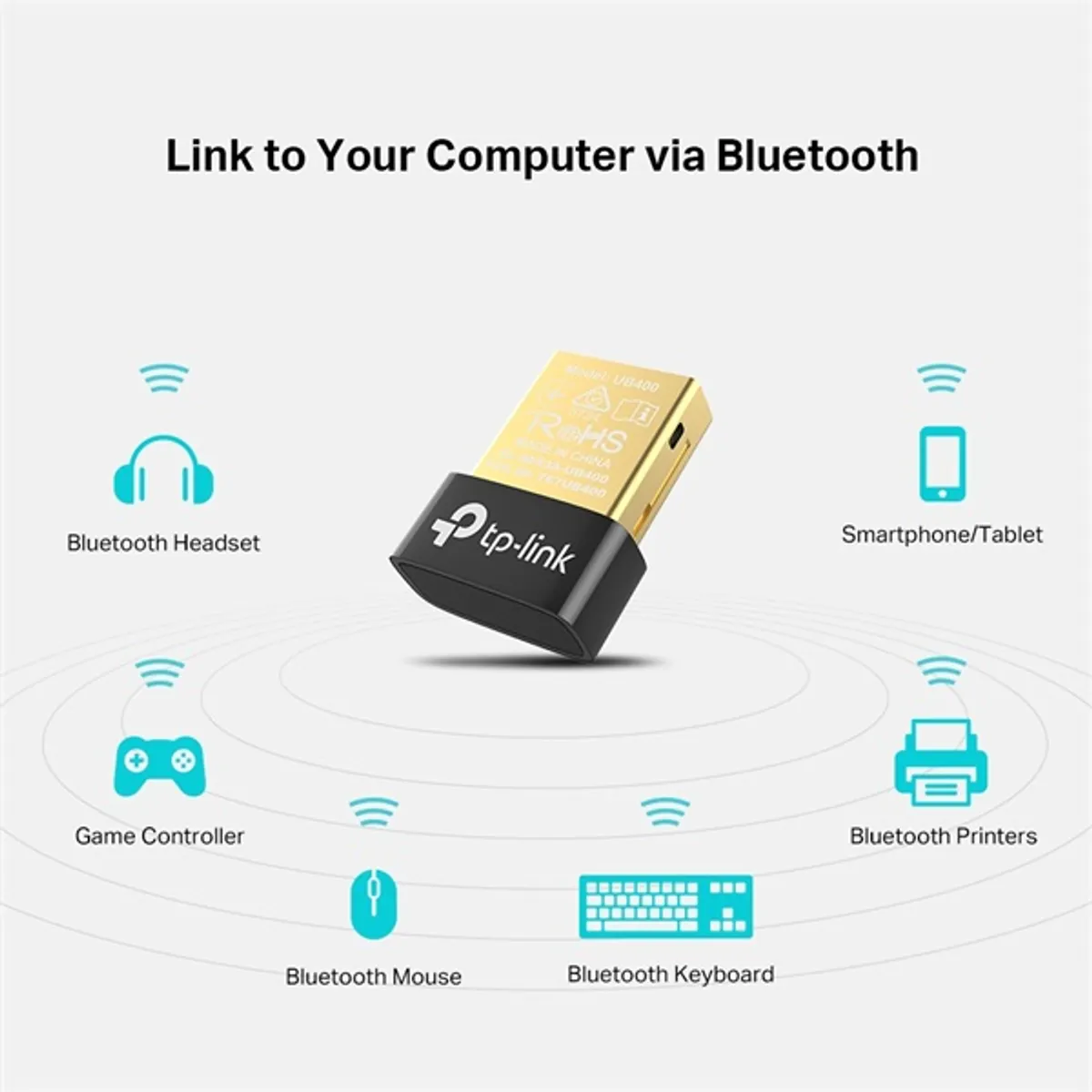 TP-Link UB400 Bluetooth 4.0 fekete Nano USB adapter #4