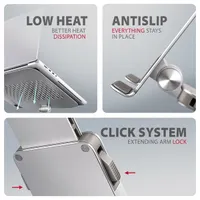 Axagon STND-LR ALU HQ 10"-17,3" laptop állvány #5