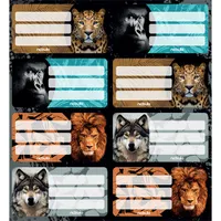 Nebulo Vadállatok 12 db füzetcímke #2