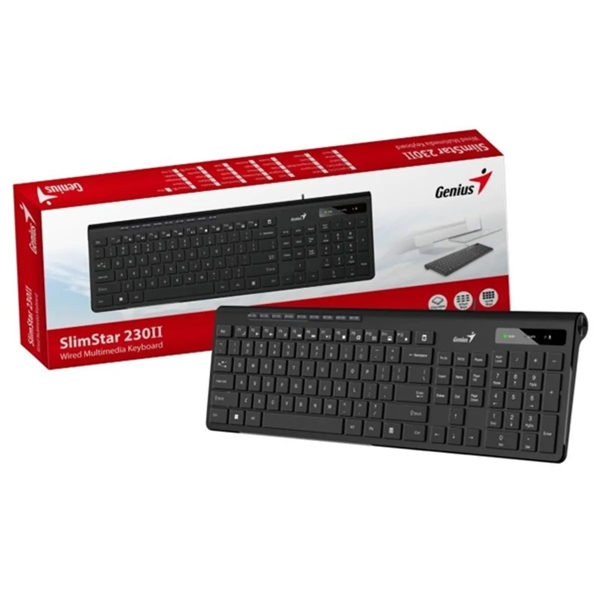 Genius SlimStar 230 II HUN Slim vezetékes billentyűzet #3